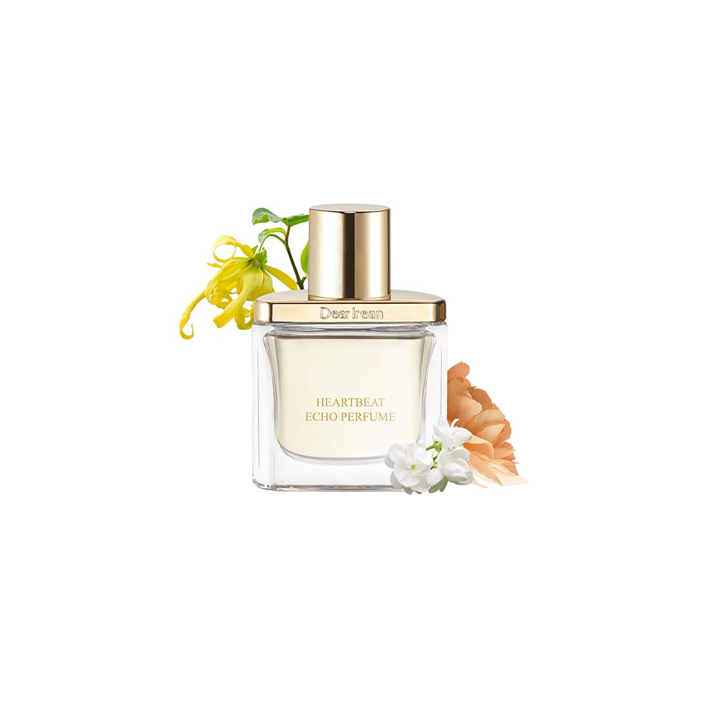Dear Irean | Long Lasting Floral Romance Perfume for Women - Rose & Jasmine, Mini Travel Size 0.34 Oz