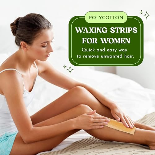 MOOM Wax Strips - 48 Reusable Body & Facial Hair Removal Strips