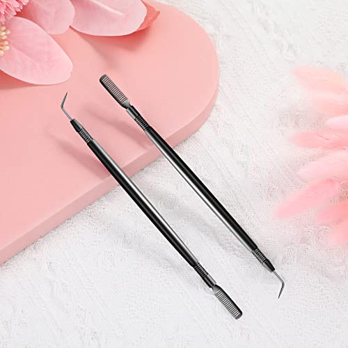 Chumia Black 2-Pack Lash Comb & Separator Tool for Eyelash Lift & Extension