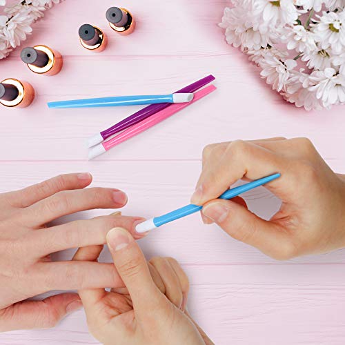AHIER 10-Piece Rubber Nail Cuticle Pusher Set for Manicure