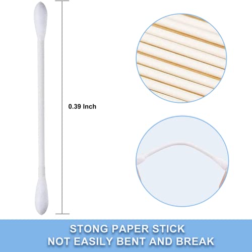 200 Count Individually Wrapped Cotton Swabs - Double Tipped for Ear & Beauty Care