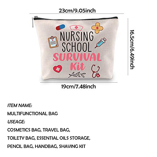 Nursing School Gift Cosmetic & Organizer Bag - Multifuntional Makeup & Travel Pouch