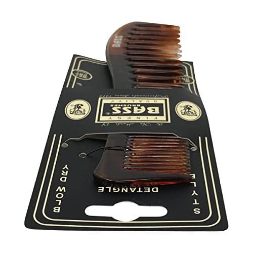 Bass Fine Ladies Wide Tooth Comb for Gentle Detangling