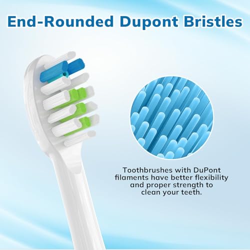 CloudDent 3-Pack Replacement Brush Heads for Waterpik Sonic Fusion - Black