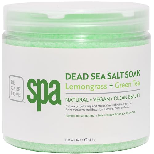 BCL SPA Dead Sea Salt Bath Soak with Organic Lemongrass & Green Tea 16oz