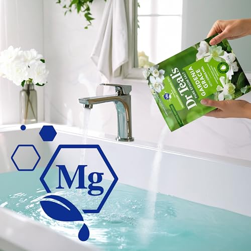 Dr Teal's Gardenia Grace Epsom Salt, 3 lbs - Stress Relief & Relaxation