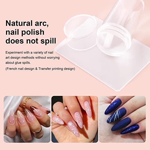 Christmas Nail Stamping Kit 05 - Clear Jelly Stamper & Steel Plate