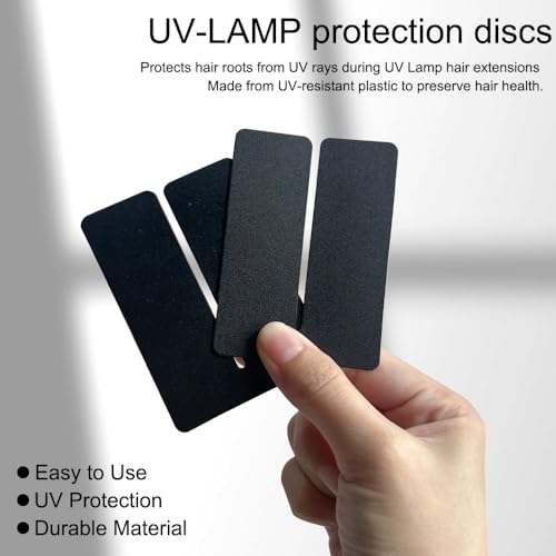 GlamorDove Hair Extension Heat Shield Guards - Anti-UV Scalp Protector