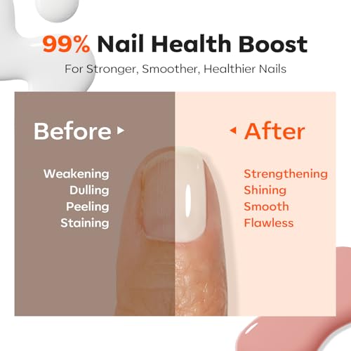 Modelones Nail Strengthener and Growth Kit - 4 Pcs Repair Polish Set