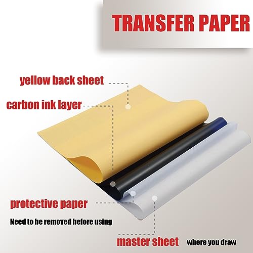 Sotica 30-Piece Tattoo Practice Kit: 10 Fake Skins and 20 Transfer Papers