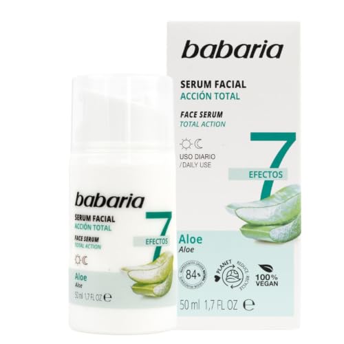 Babaria Aloe Vera 7 Effects Facial Serum - Anti-Aging & Moisturizing 50ml