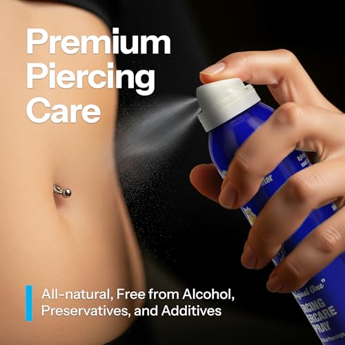 H2Ocean Piercing Aftercare Spray 4oz - Gentle Sea Salt Solution