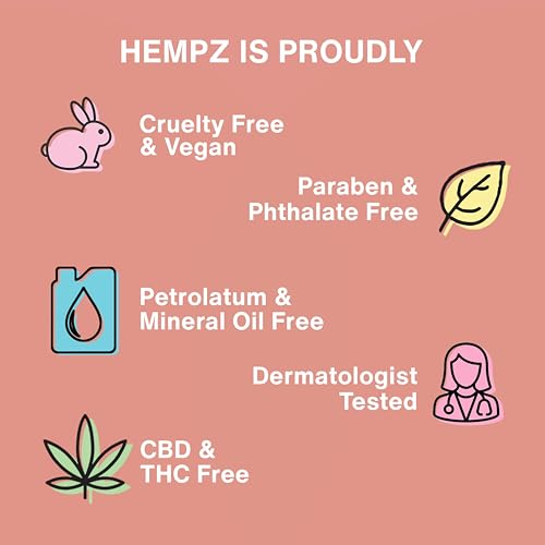 Hempz Nourishing Lip Balm Gift Set - 4 Pack Hydrating Hemp Seed Oil