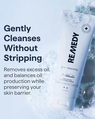 Remedy Science Gel-to-Foam Cleanser with Salicylic Acid for Acne-Prone Skin
