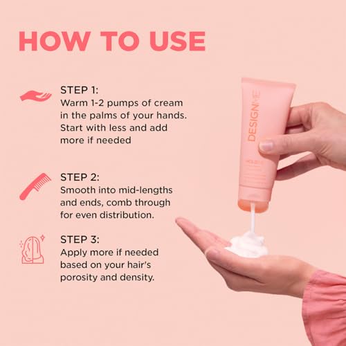 Design.Me HOLD.ME Styling Cream for Frizz-Free Blowouts & Shine