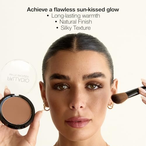 Palladio Matte Bronzer - Nude Beach for a Sun-Kissed Glow