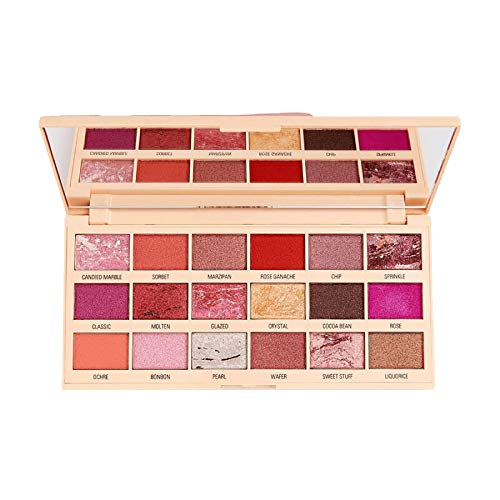 I Heart Revolution Chocolate Eyeshadow Palette - Rose Gold, 18 Shades