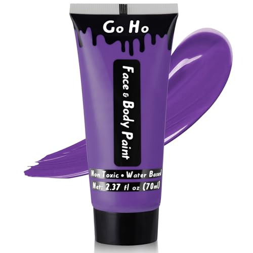 Go Ho Purple Washable Face & Body Paint for Halloween - 2.37oz