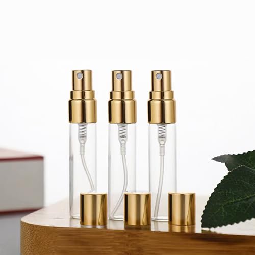 5ml Clear Glass Mini Spray Bottles - 20 Pack Refillable Perfume & Liquid Atomizers