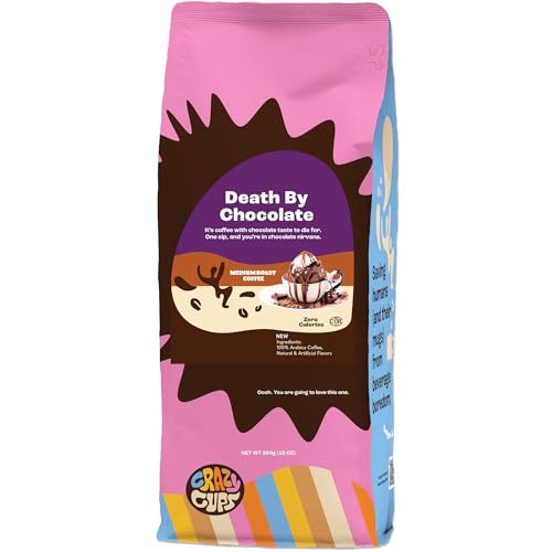 Death By Chocolate Flavored Ground Coffee - 10 oz Bag