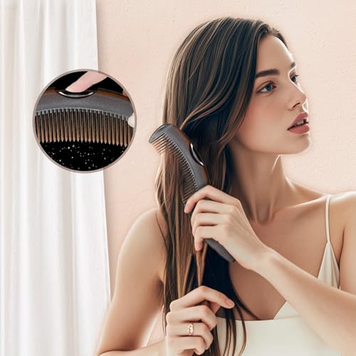 Optisake 2PCS Scalp Detox Comb Set for Dandruff & Oil Removal