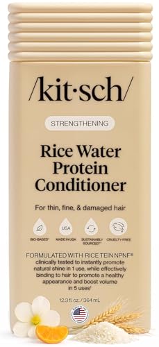 Kitsch Rice Water Hair Conditioner for Hair Growth & Strength - 12.3 oz