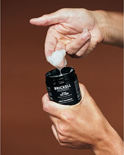 Brickell Men's Renewing Face Scrub - Deep Exfoliating 2oz