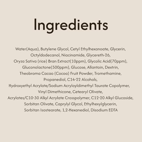LICORNE Vegan Rice Facial Cream with AHA & PHA – Lightweight Korean