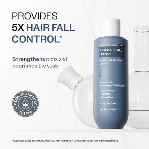 Bare Anatomy Anti-Hair Fall Shampoo - 250ml | Strengthens Roots & Reduces Breakage | Sulphate & Paraben Free