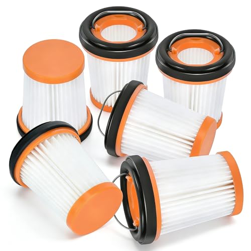 6-Pack HEPA Filter Replacement for Shark Wandvac Handheld Vacuum