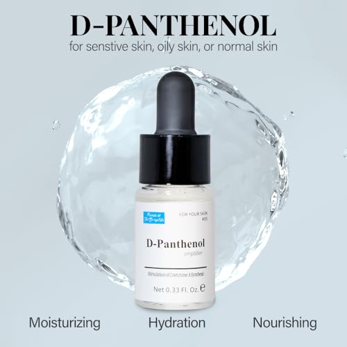 D-Panthenol Serum 10ml (75% Provitamin B5) for Skin & Hair