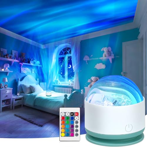 Aurora Night Light Projector with Remote Control - 16 Colors