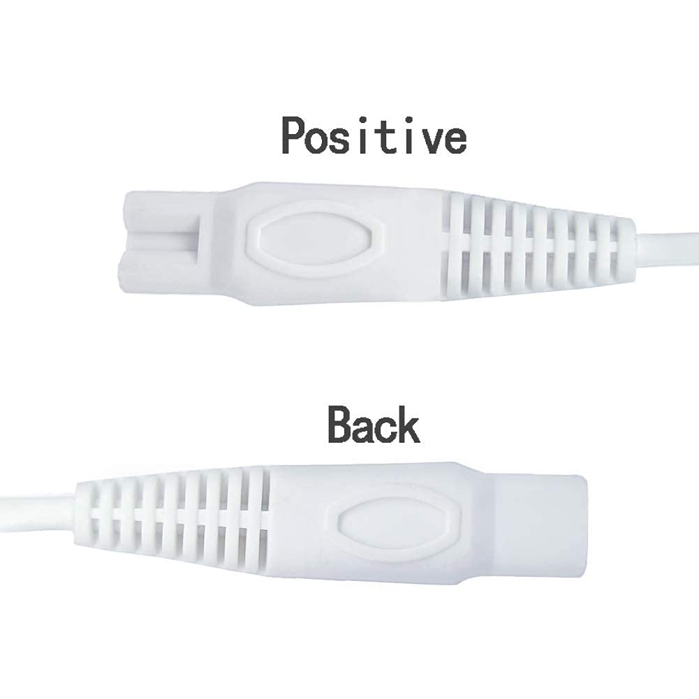 USB Cord Fast Charging Cable for Finishing Touch Flawless Body Electric Shaver Flawless Cord Replacement Charger (5V, 39.4In, White 1pcs)