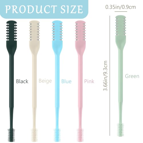 5Pcs 2-in-1 Nose Hair Trimmer for Men Women: 2026 New Portable Double Sided 360¡Æ Rotating Nasal Hair Cutter for Women Home Travel (Multicolor)