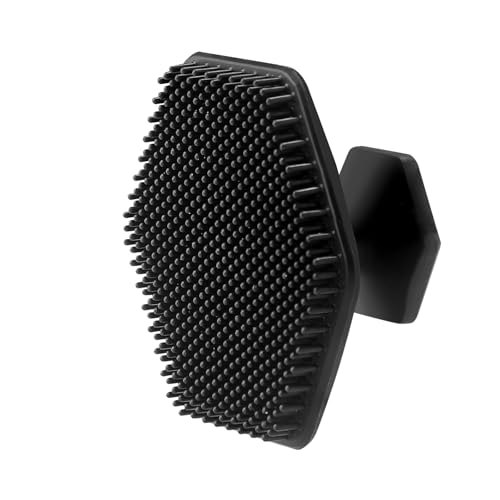 3 Pack Silicone Face and Beard Scrubber for Men - Deep Cleansing