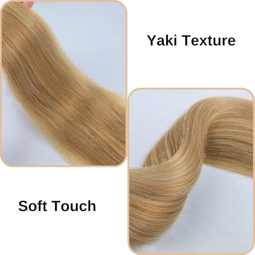 Honey Blonde Pre-Stretched Braiding Hair - 26 Inch, 5 Packs