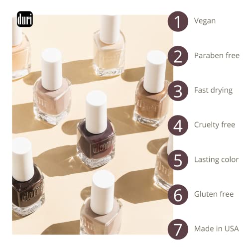duri Nail Polish 776 Peace And Love - Golden Shimmer Mint Green 0.45 Fl Oz
