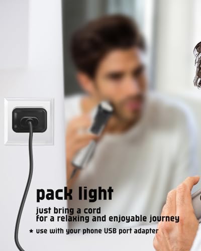 uijino Charger for Philips Norelco Multigroom 7000 - 3.3ft USB Cable