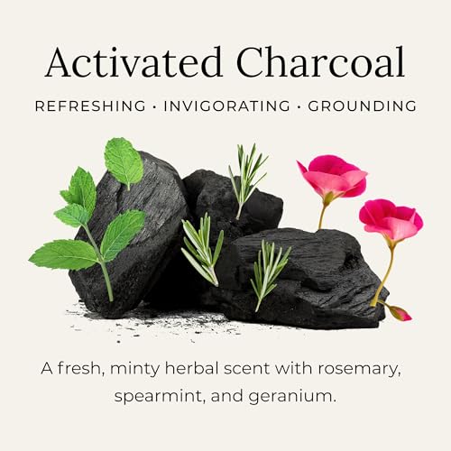 Little Seed Farm Natural Deodorant Cream with Activated Charcoal - Aluminum & Baking Soda Free, 2.4 oz