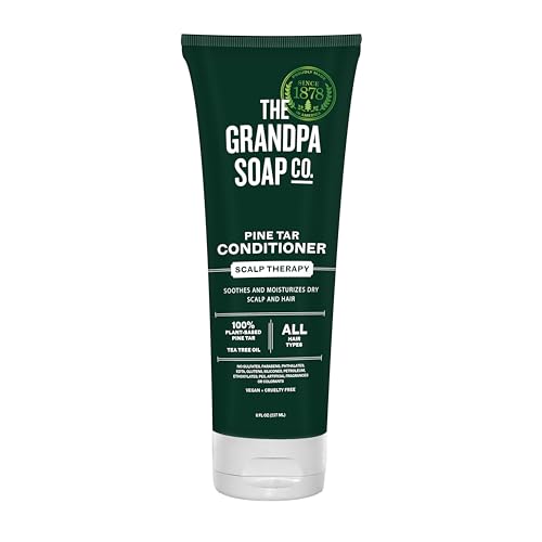 Grandpa's Pine Tar & Tea Tree Oil Conditioner - 8 Fl Oz, Vegan & Sulfate-Free
