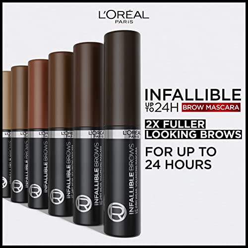 L'Oreal Paris Infallible Brow Mascara - 24HR Volumizing Gel, 7.0 Blonde