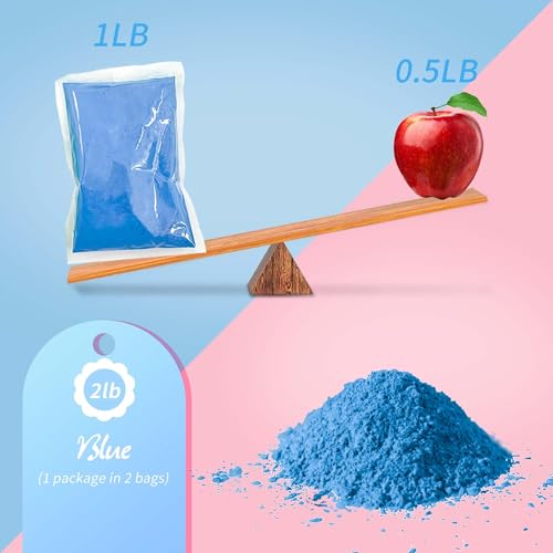 1lb Blue Gender Reveal Powder for Parties & Photoshoots