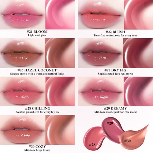 BBIA Glow Tint Lip Plumping Stain - 19 CHOCO, 0.11 Fl Oz
