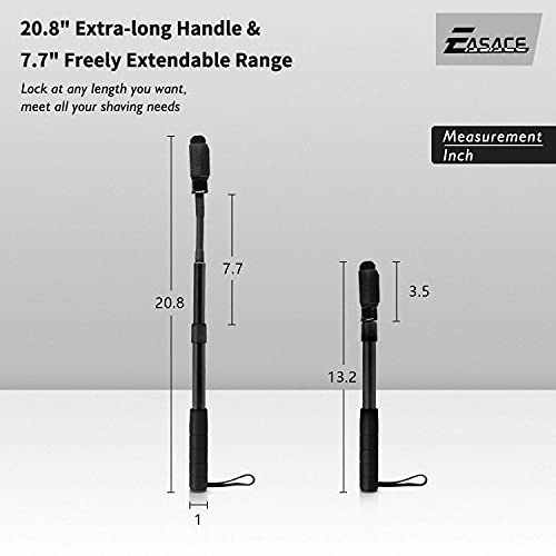 EASACE Adjustable Razor Extension Handle for Body Grooming