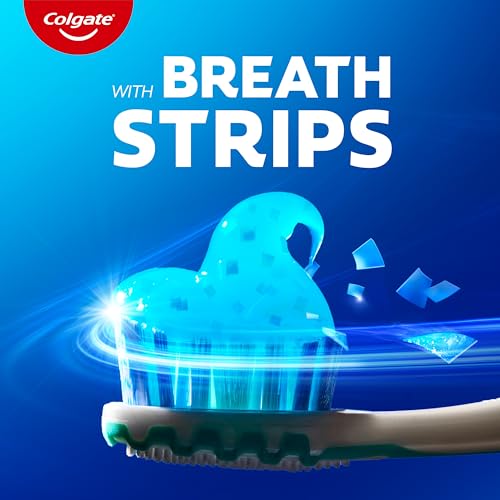 Colgate MaxFresh Fluoride Toothpaste, Cool Mint, 4 Pack, 6.3 oz Tubes