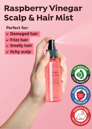 A'PIEU Raspberry Vinegar Hair Mist 105ml - Nourishing Scalp & Hair Treatment