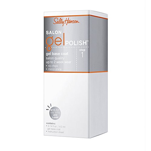 Sally Hansen Pro-Gel Base Coat 0.14 Fl Oz - Chip-Resistant, Shiny Finish, LED Lamp Required