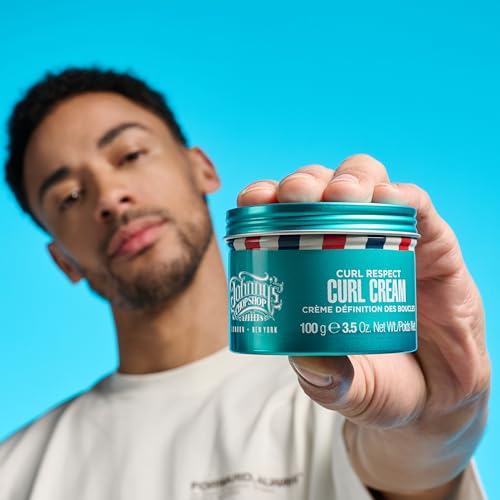 Johnny's Chop Shop Curl Respect Cream - Medium Hold, Lightly Moisturising, Curl Defining for Men 100g