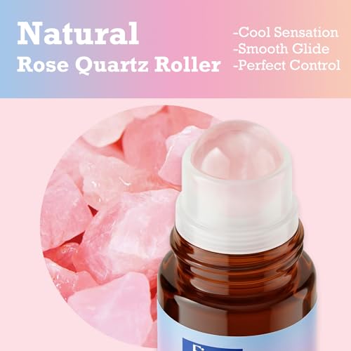 Organic Castor Oil with Rose Quartz Roller Ball, 1.7 fl oz