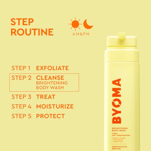 BYOMA Brightening Body Wash with Niacinamide & Azelaic Acid - Radiant Skin